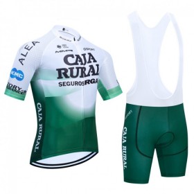 Fietskleding (Fietsshirt + Korte Koersbroek) 2024 Caja Rural-Seguros RGA - Blauw
